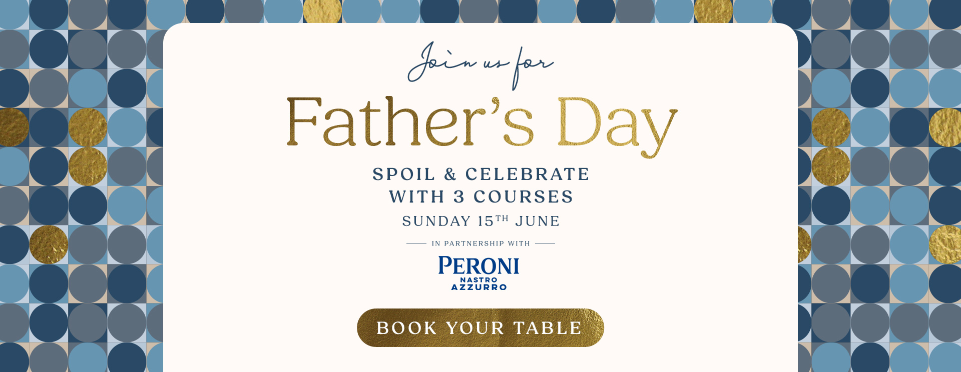 Father’s Day menu Billericay